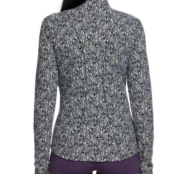 Spyder Ladies' Fleece Printed Half Zip Black/White Women's - Picture 4 of 7